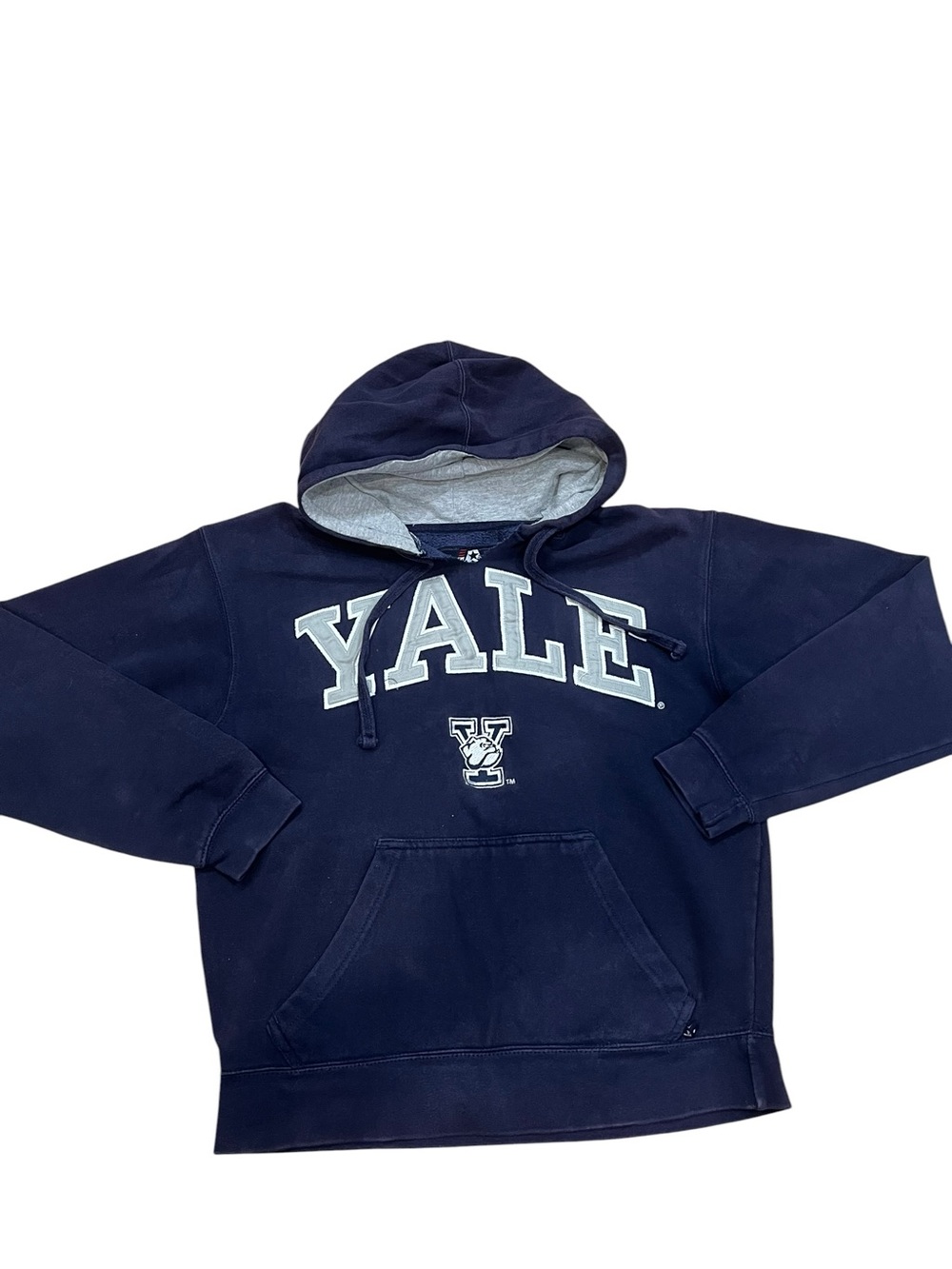 Yale Navy Hooded Pullover Sweatshirt
